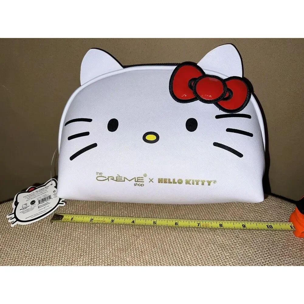 The Creme Shop Hello Kitty with Red Bow Make Up/Travel Bag NWT